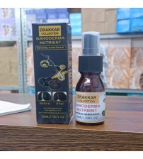 Drakker Anti Greying Hair Serum Ganoderma Nutrient Natural Darkening Serum Growth Oil for Women Men 30ml